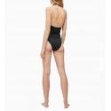 Jednodielne plavky KW0KW00807-BEH čierna - Calvin Klein