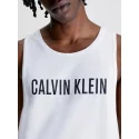 Pánske plážové tielko KM0KM00837 YCD biela - Calvin Klein