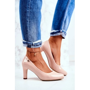 Lodičky na sloupku 1459 béžové - Step in style