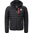 Pánska bunda WY6357H Čierna vzor - Geographical Norway
