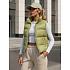 Pikowana kamizelka damska WILLOW pistacjowa FashionStreet TY3797