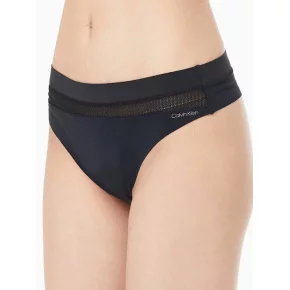 Dámske tangá QF6047E UB1 čierna - Calvin Klein