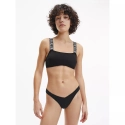 Dámske plavky horný diel BANDEAU-RP KW0KW01825BEH čierne - Calvin Klein