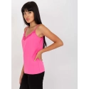 Dámsky top s čipkou LK TP 507650 3.04P Tmavo ružový - FPrice