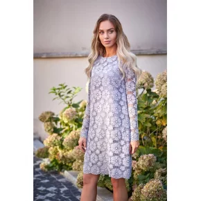 Dámske šaty M406 Šedá - MOE