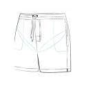 SZORTY KĄPIELOWE MĘSKIE TRAVEL SHORTS – SM27N