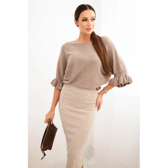 Dámska viskózová ceruzková sukňa ZS5121 - Kesi