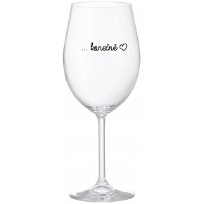 ...KONEČNE - číry pohár na víno 350 ml