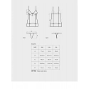 Košieľka Bisquella chemise XXL - Obsessive