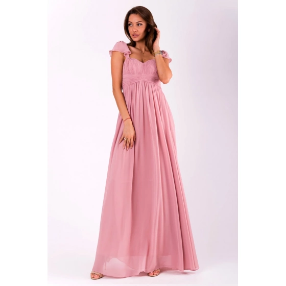 Dlhé šaty 125265 púdrové - YourNewStyle