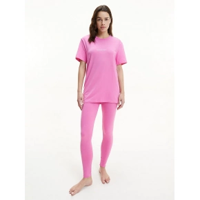 Dámsky vrchný pyžamový diel QS6756E - TO3 - Hollywood ružová - Calvin Klein