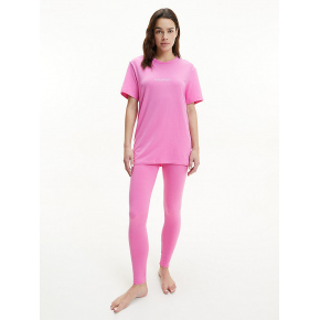 Dámsky vrchný pyžamový diel QS6756E - TO3 - Hollywood ružová - Calvin Klein