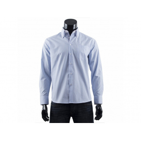 Pánska košeľa s prúžkom s dl.rukávom - TS181-K2 - FPrice