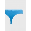 Dámske tangá 3Pack UW0UW04890 0V6 ružovo/modro/čierne - Tommy Hilfiger