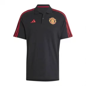 Pánske polo tričko Manchester United M IT4165 Čierna vzor - Adidas