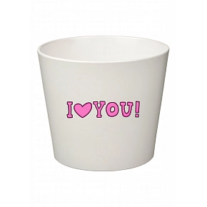 I LOVE YOU! - velký květináč I LOVE YOU! - velký květináč