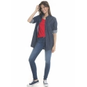 Dámska košeľa s dlhým rukávom 145676 Dark Jeans-603 - Big Star