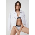 Dámske plavkové nohavičky KW0KW01859 YCD biele - Calvin Klein