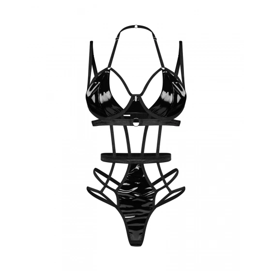 Dámske sexi body Keira Lise teddy čierne - Obsessive