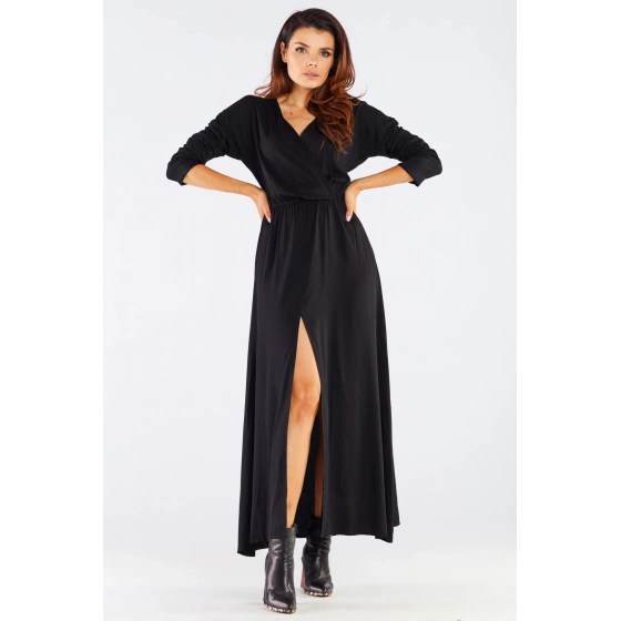 Dámske šaty A454 Čierna - Awama