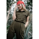 Dámsky overal B223 Khaki - BeWear