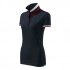 Dámska polokošeľa Collar MLI-25777 Čierna - Malfini