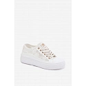 Dámske tenisky s čipkou LCW-26-44-4480 biele. Lee Cooper