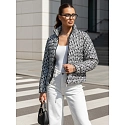 Kurtka przejściowa damska krótka pikowana MY DEAR czarna FashionStreet TY4505