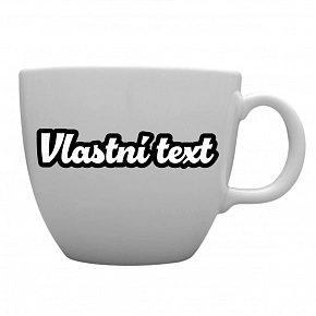 Personalizovaný MEGA XXL keramický hrnek 1 000 ml s vlastním textem s obrysem Personalizovaný MEGA XXL keramický hrnek 1 000 ml s vlastním textem s obrysem