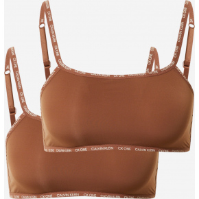 Nevystužená braletka 2pack QD3806E BO8 bronzová/sandalwood - Calvin Klein