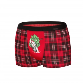 Pánske boxerky Penguin 007/66 Červeno-čierna - Cornette