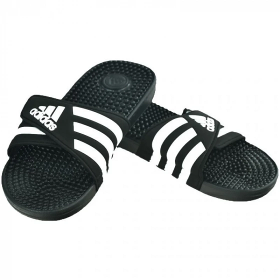 Pánske žabky Adissage M F35580 Čierna s bielou - Adidas
