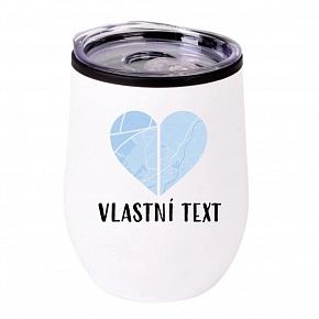 Personalizovaný termohrnek "BOWL" - Dvě místa, jedno srdce Personalizovaný termohrnek "BOWL" - Dvě místa, jedno srdce