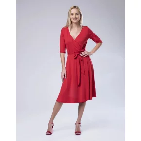 Dámske šaty Look 20 Leyla červená - Made With Love