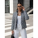 Kurtka przejściowa damska krótka pikowana MY DEAR czarna FashionStreet TY4505