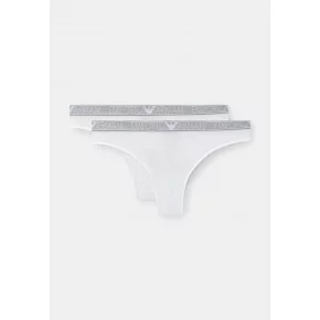 Dámske nohavičky 2Pack 164752 4R223 00010 biele - Emporio Armani