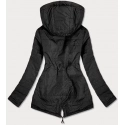 Hnedo-čierna obojstranná dámska bunda (W506) - Goodlooking