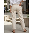 Jeansy damskie regular fit wysoki stan ecru FashionStreet UY2987