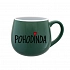 POHODINDA - zelený keramický hrnček 300 ml