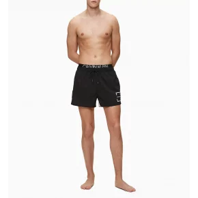 Pánske plavky KM0KM00436-BEH čierna - Calvin Klein
