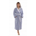 Župan unisex Tampa DUO 3959 5251 Svetlomodrá s modrou - Vestis