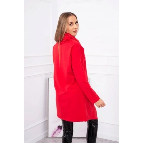 Tunika nadmernej veľkosti 0017 červená - Kesi