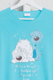 Detská nočná košeľa s dlhým rukávom Little dogs 2114 - Vienetta
