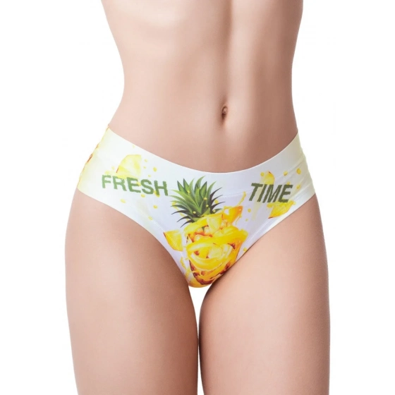 Dámské kalhotky Slinky Fresh Summer 2 Bílá se žlutou vzor - Meméme