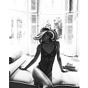Dámske body Perisia Crotchless Teddy čierne - Obsessive