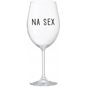 NA SEX - čirá sklenice na víno 350 ml NA SEX - čirá sklenice na víno 350 ml