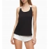 Plážový top KW0KW01002-BEH čierna - Calvin Klein