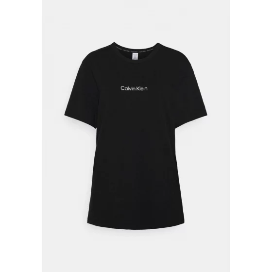 Dámsky vrchný pyžamový diel QS6756E-UB1 - Čierny - Calvin Klein