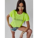 Dámske tričko 277745 neónovo limetkové - Ola Voga