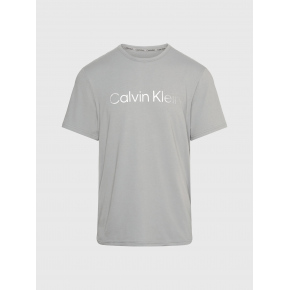 Pánske tričko na spanie 000NM2264E 5JX šedé - Calvin Klein